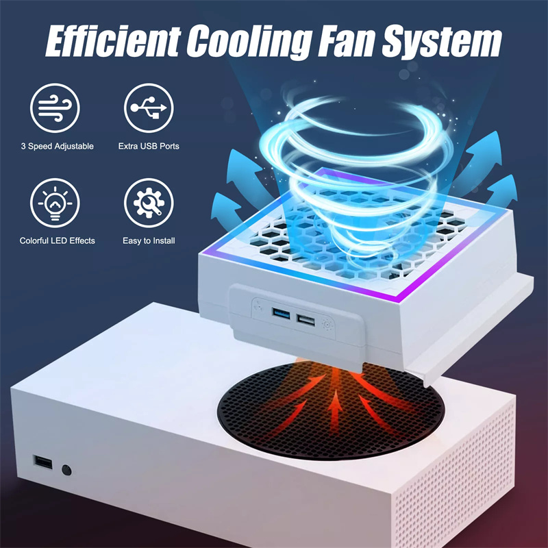 LED Cooling Fan Atmosphere Lig - Microsoft Console Xbox Series S recension och pris