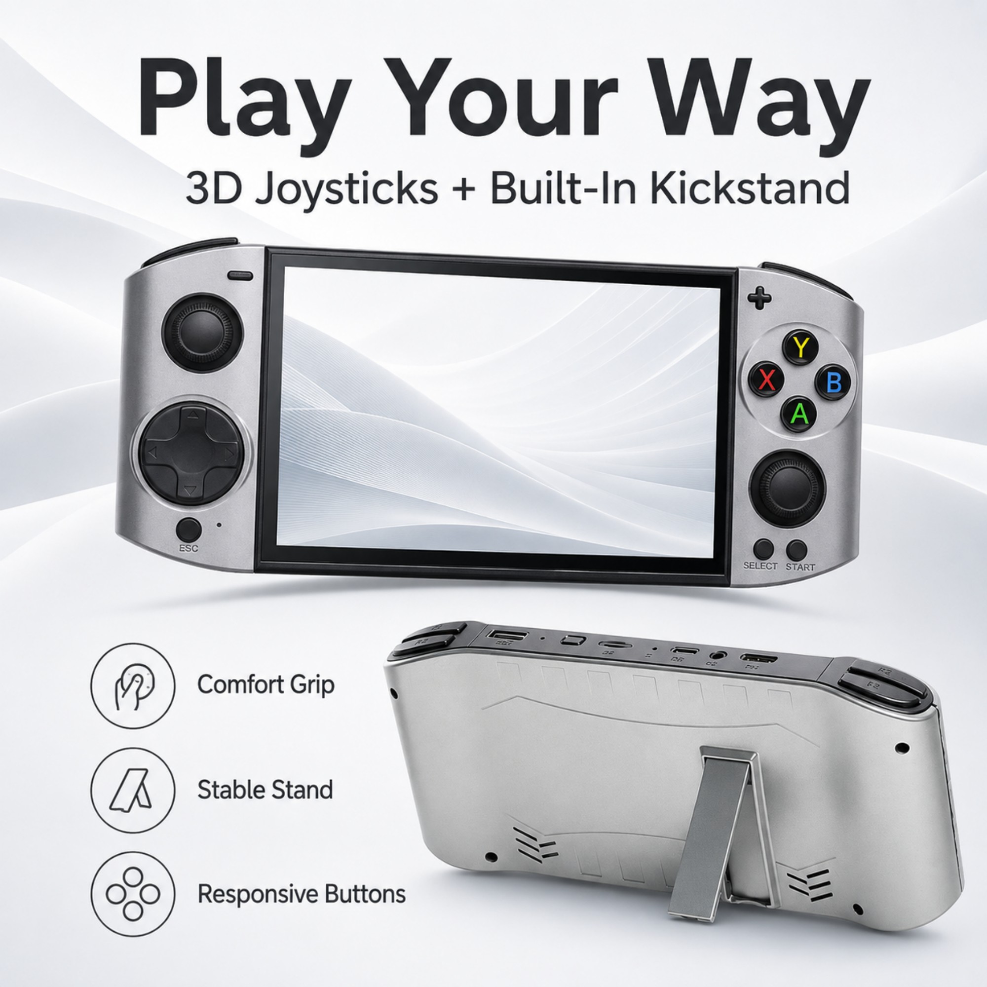 09 Ultra 5.1 Inch OLED Handhel - Gaming Console Os recension och pris
