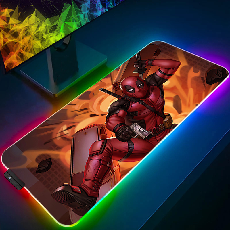 LED Mouse Pad Gaming Backlight - Gaming Console Desk recension och pris