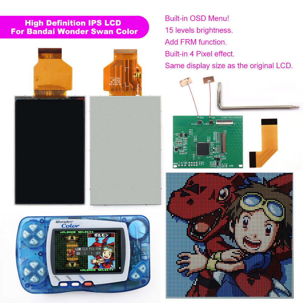 Newest WSC Hightlight IPS LCD  - Gaming Console Display recension och pris