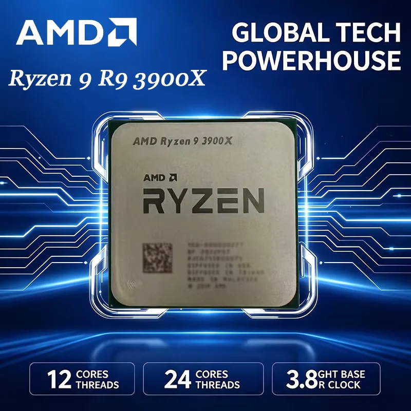 AMD Ryzen 9 3900X Unlocked Pro - Gaming Console Cabinet recension och pris