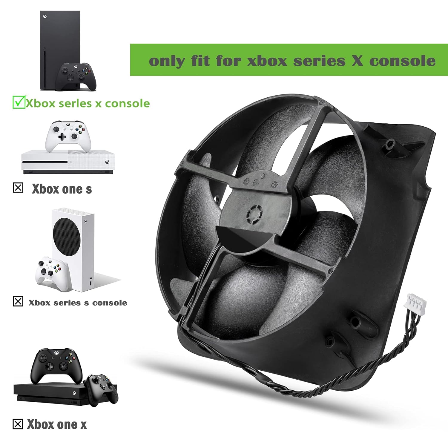Replacement of Internal Coolin - Microsoft Console Xbox Series S recension och pris