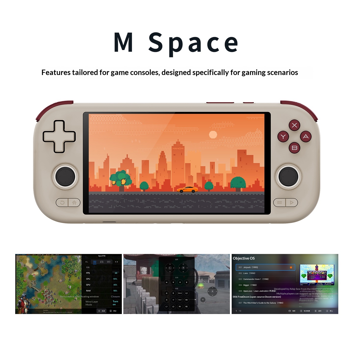 Mangmi Air X Android14 Handhel - Gaming Console Type recension och pris