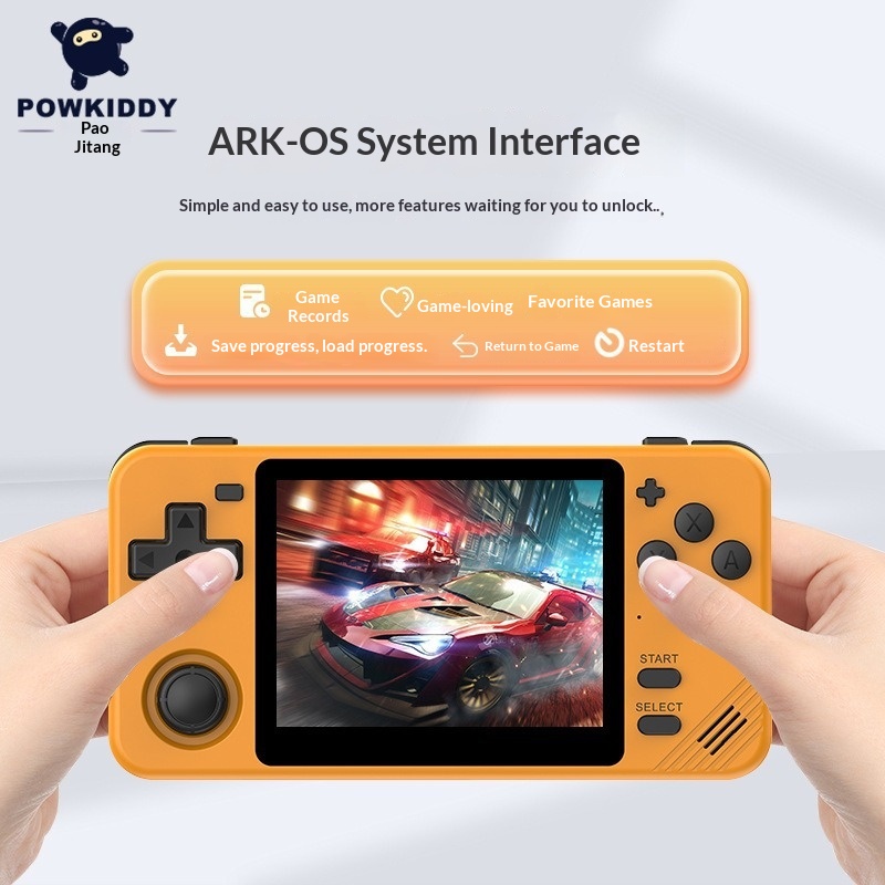 Powkiddy RGB10X Open Source Re - Gaming Console Os recension och pris