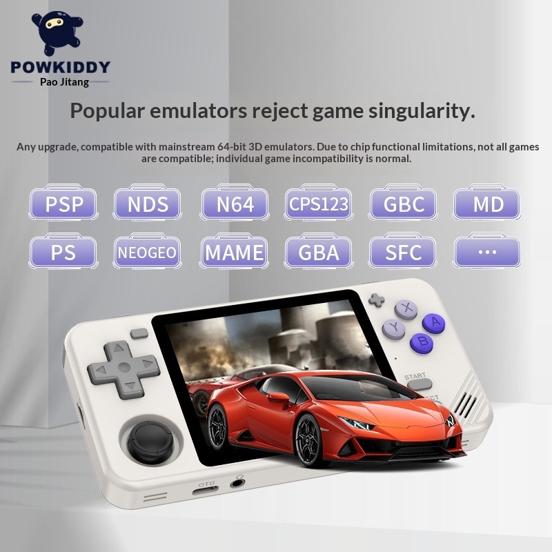 Powkiddy RGB10X Open Source Re - Gaming Console Os recension och pris