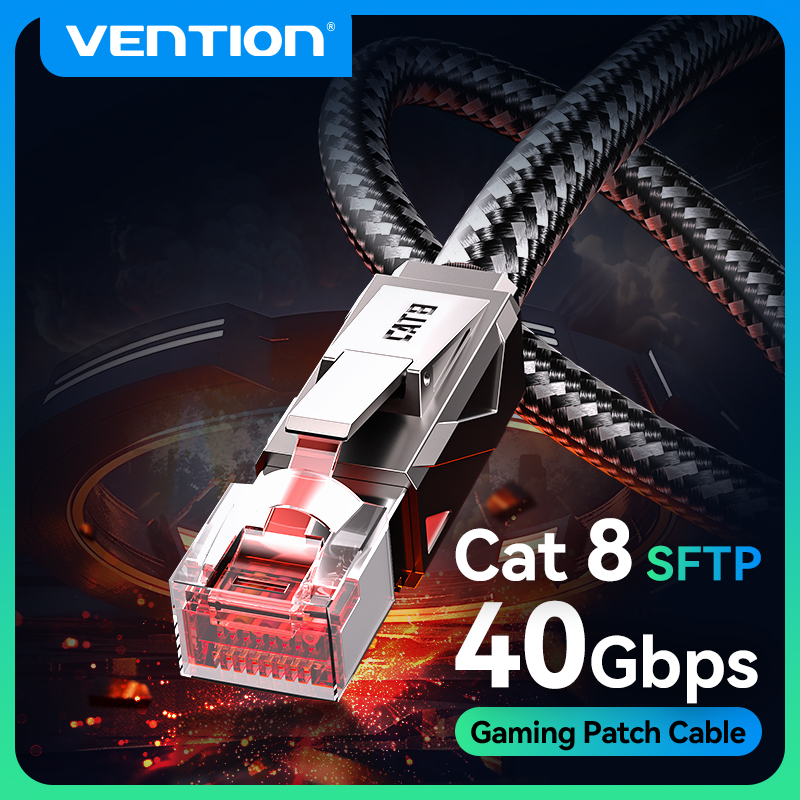 Vention Cat8 Ethernet Cable 40 - Gaming Console Cabinet recension och pris