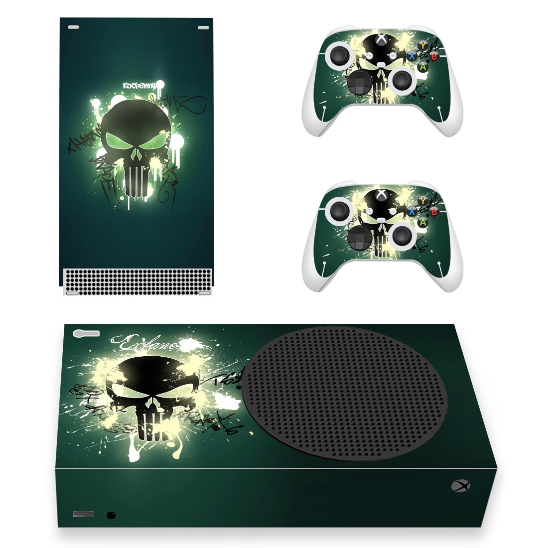 Skull Design Skin Sticker Deca - Microsoft Console Xbox Series S recension och pris