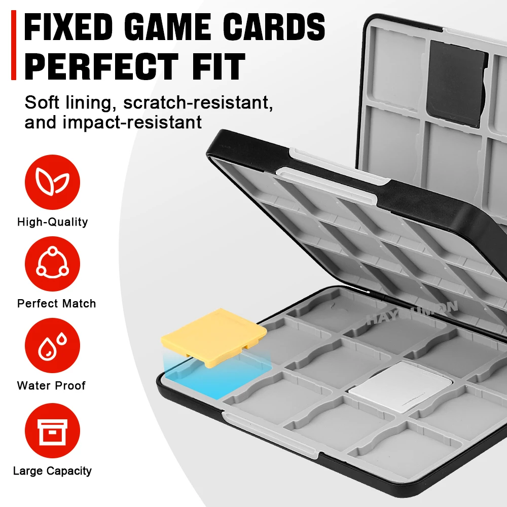 48 IN 1 Game Card Storage Case - Gaming Console Cabinet recension och pris