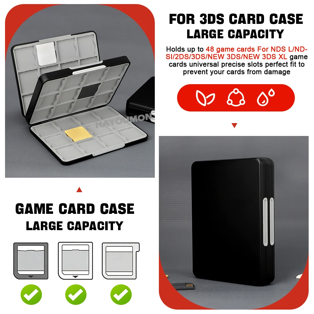 48 IN 1 Game Card Storage Case - Gaming Console Cabinet recension och pris