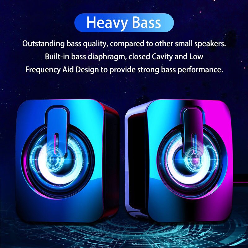 Mini Computer Speakers Volume  - Gaming Console Cabinet recension och pris
